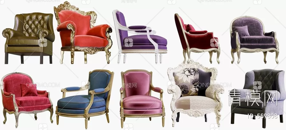 ARMCHAIR 3D MODELS – 192 – PRO