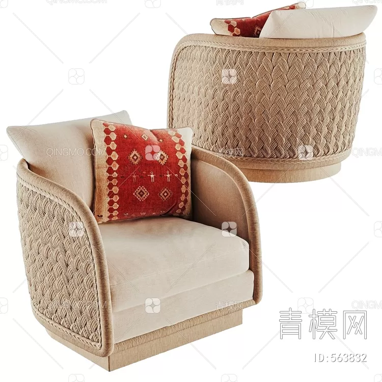ARMCHAIR 3D MODELS – 196 – PRO