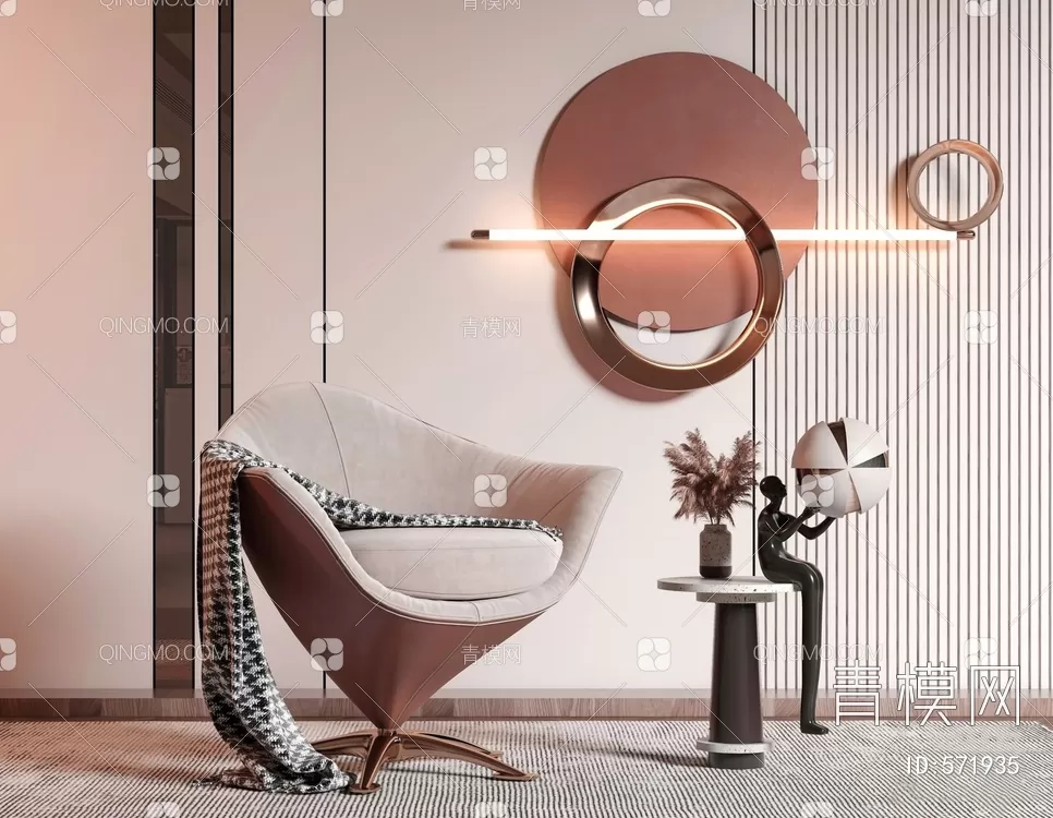 ARMCHAIR 3D MODELS – 214 – PRO