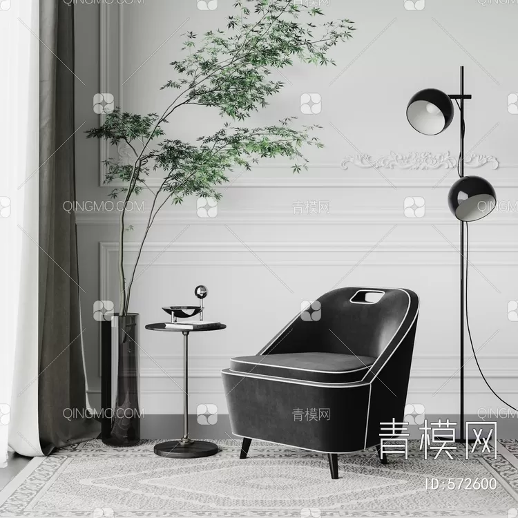 ARMCHAIR 3D MODELS – 216 – PRO