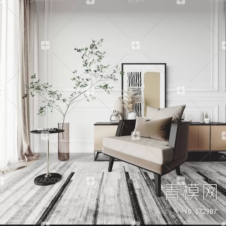 ARMCHAIR 3D MODELS – 218 – PRO