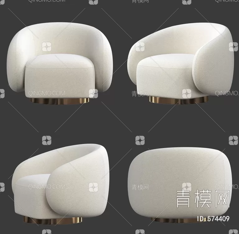 ARMCHAIR 3D MODELS – 236 – PRO