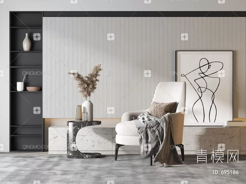 ARMCHAIR 3D MODELS – 277 – PRO