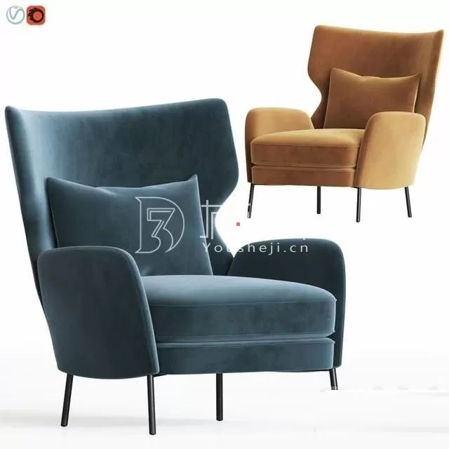 ARMCHAIR 3D MODELS – 290 – PRO