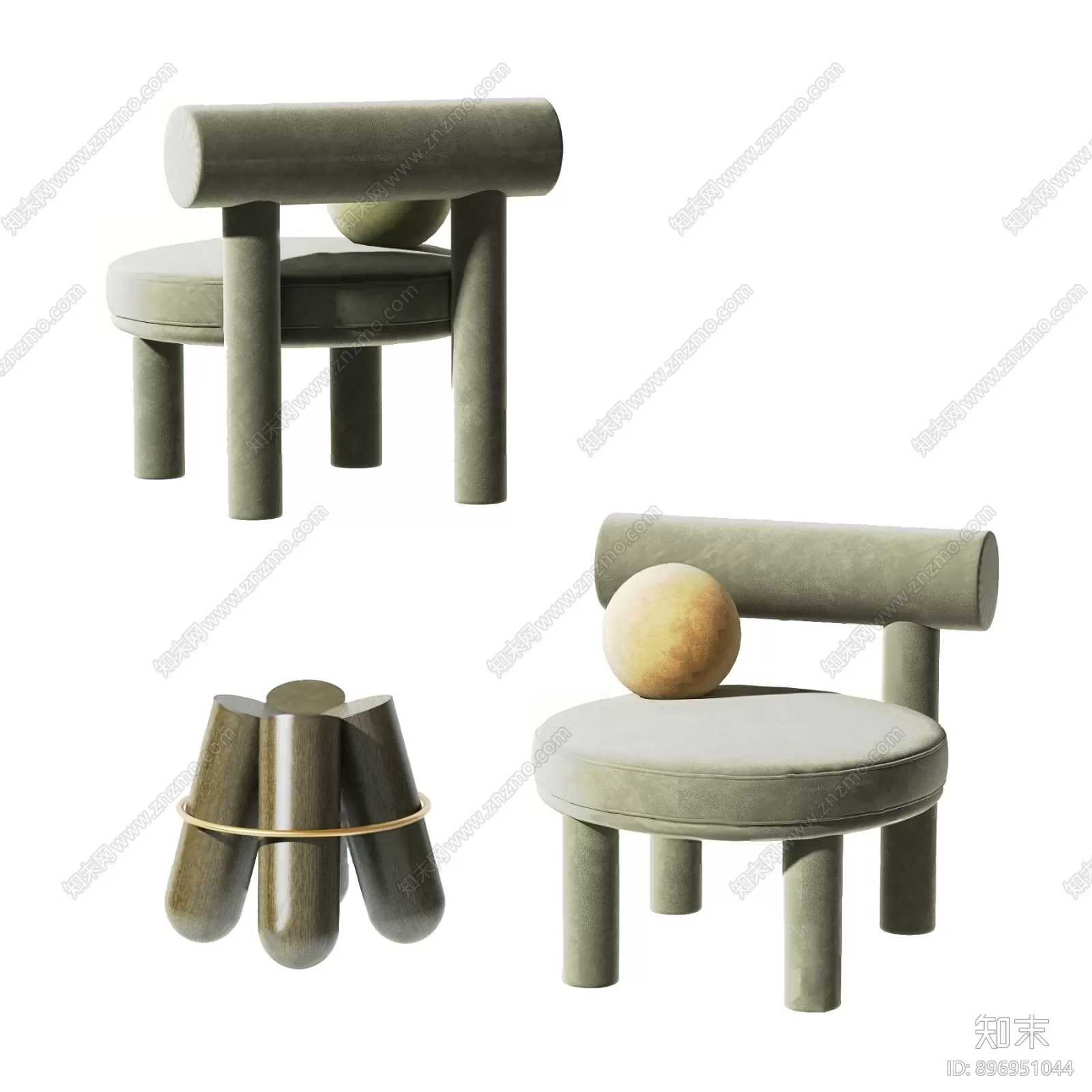 ARMCHAIR 3D MODELS – 345 – PRO ARMCHAIR 3D MODELS – 345 – PRO