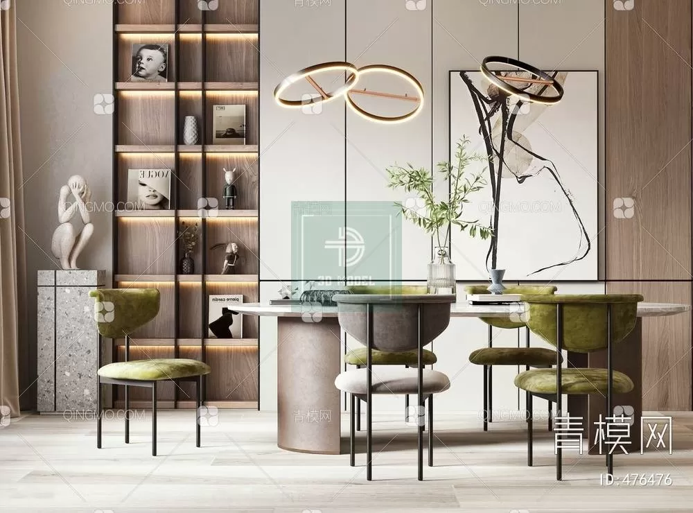 DINING TABLE SETS – 3D MODELS – 004 – PRO