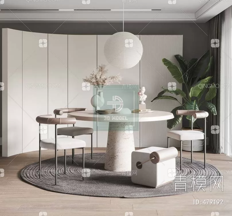 DINING TABLE SETS – 3D MODELS – 014 – PRO