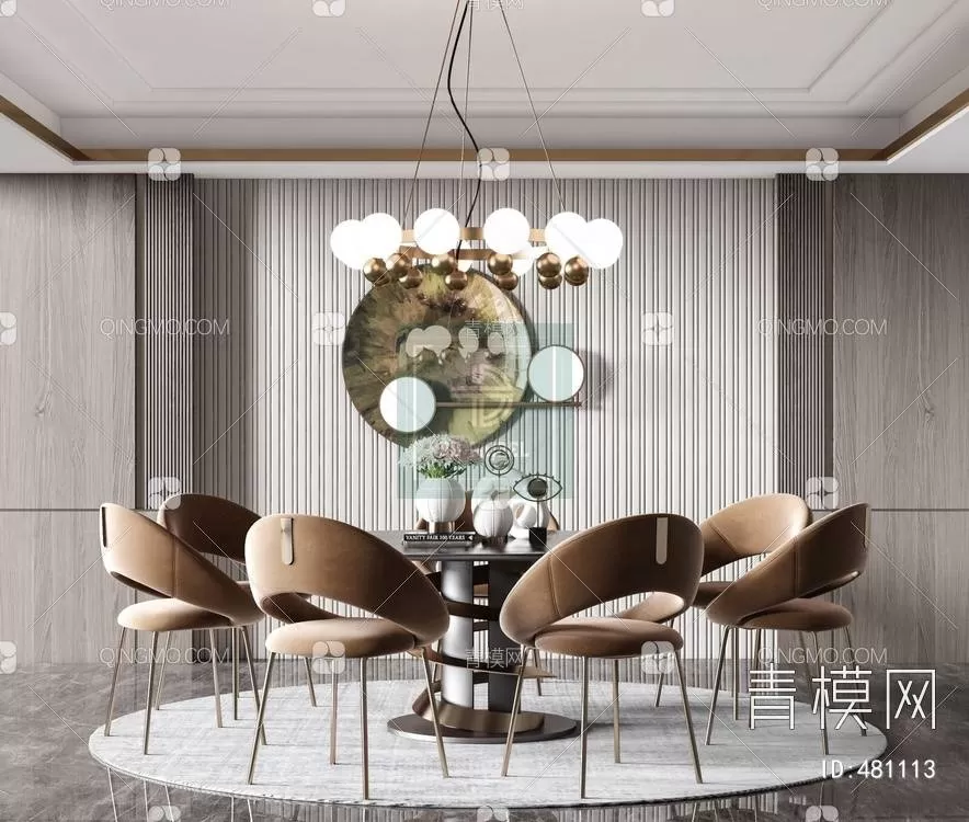 DINING TABLE SETS – 3D MODELS – 024 – PRO