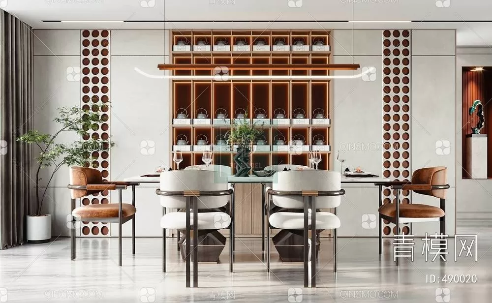 DINING TABLE SETS – 3D MODELS – 033 – PRO