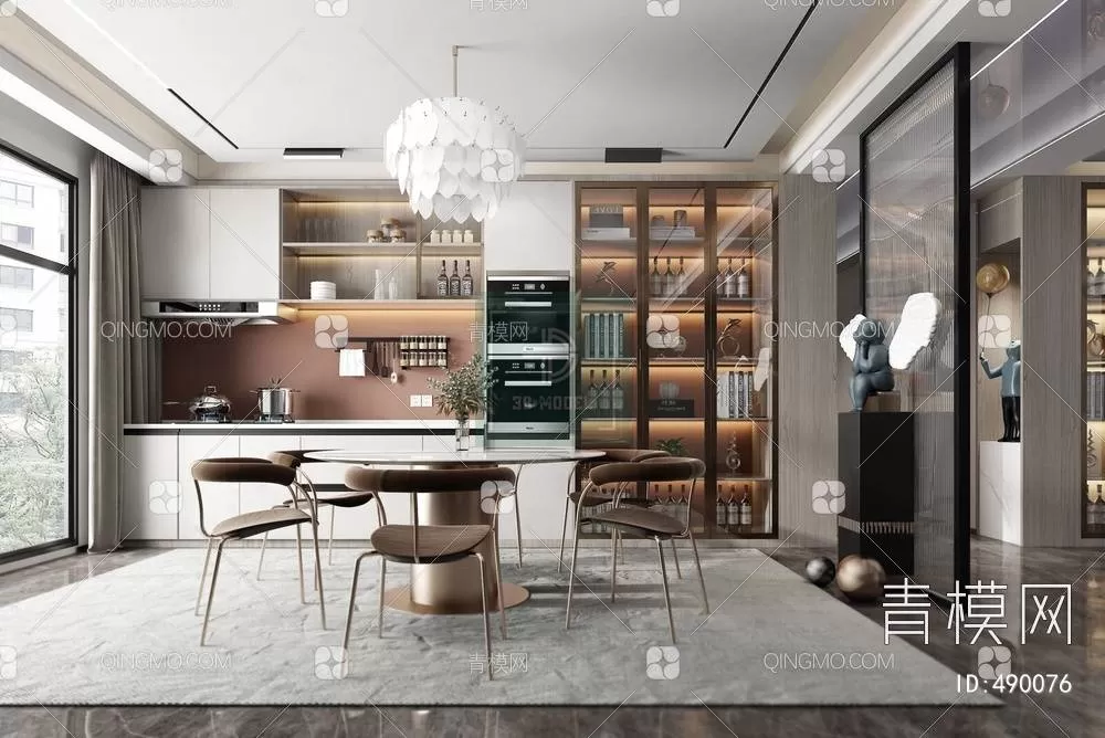 DINING TABLE SETS – 3D MODELS – 035 – PRO