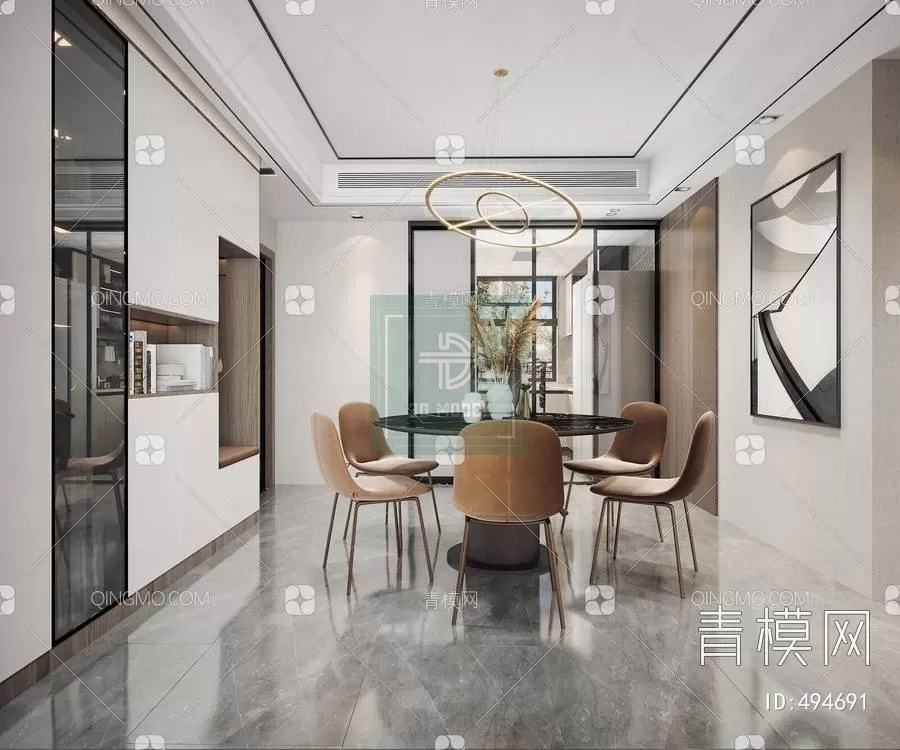 DINING TABLE SETS – 3D MODELS – 041 – PRO