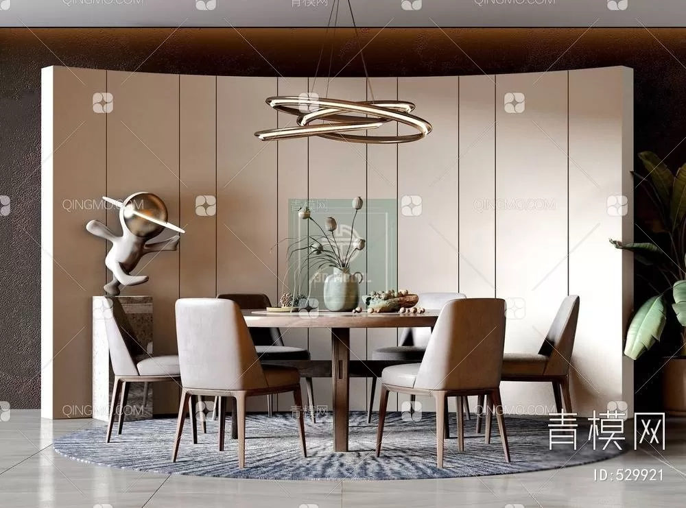 DINING TABLE SETS – 3D MODELS – 050 – PRO