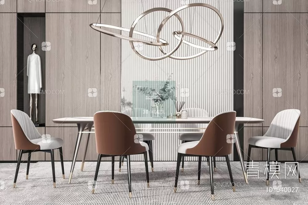 DINING TABLE SETS – 3D MODELS – 064 – PRO