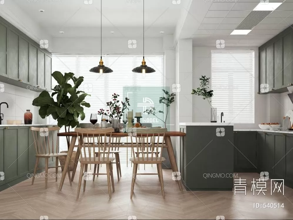 DINING TABLE SETS – 3D MODELS – 068 – PRO