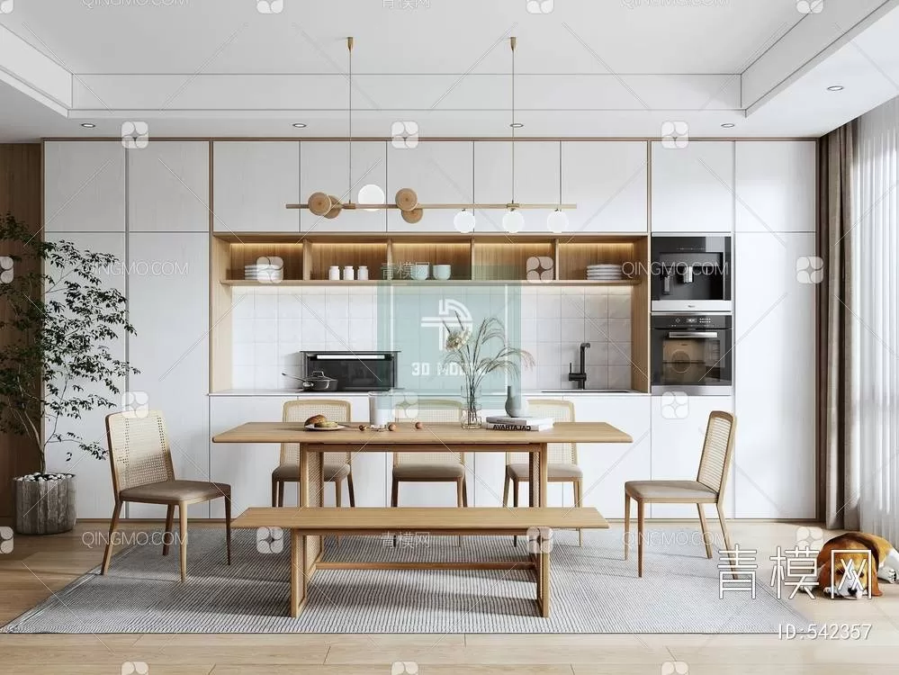 DINING TABLE SETS – 3D MODELS – 073 – PRO