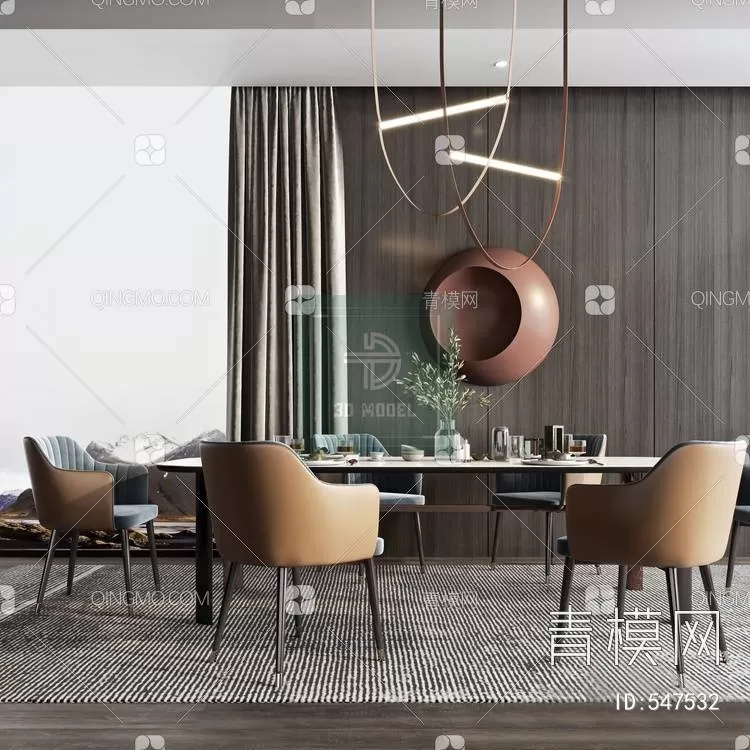 DINING TABLE SETS – 3D MODELS – 081 – PRO