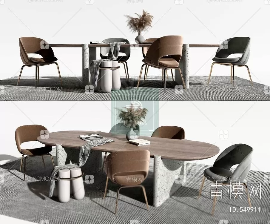 DINING TABLE SETS – 3D MODELS – 088 – PRO