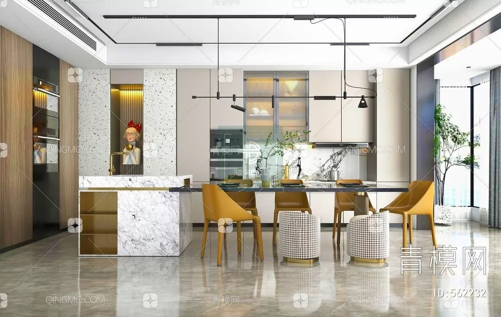 DINING TABLE SETS – 3D MODELS – 093 – PRO