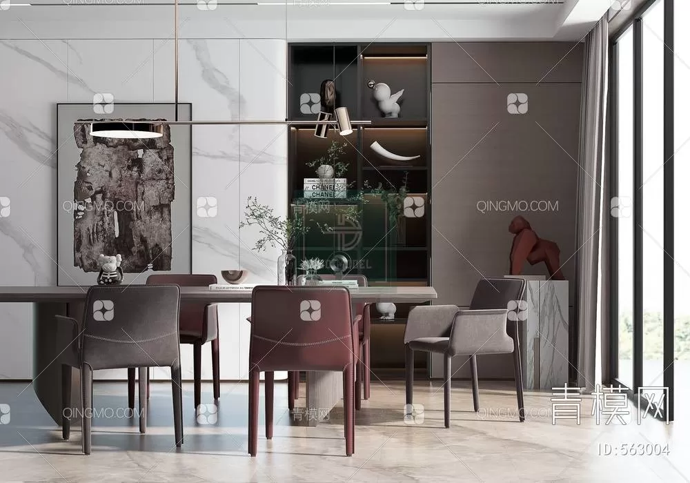 DINING TABLE SETS – 3D MODELS – 094 – PRO