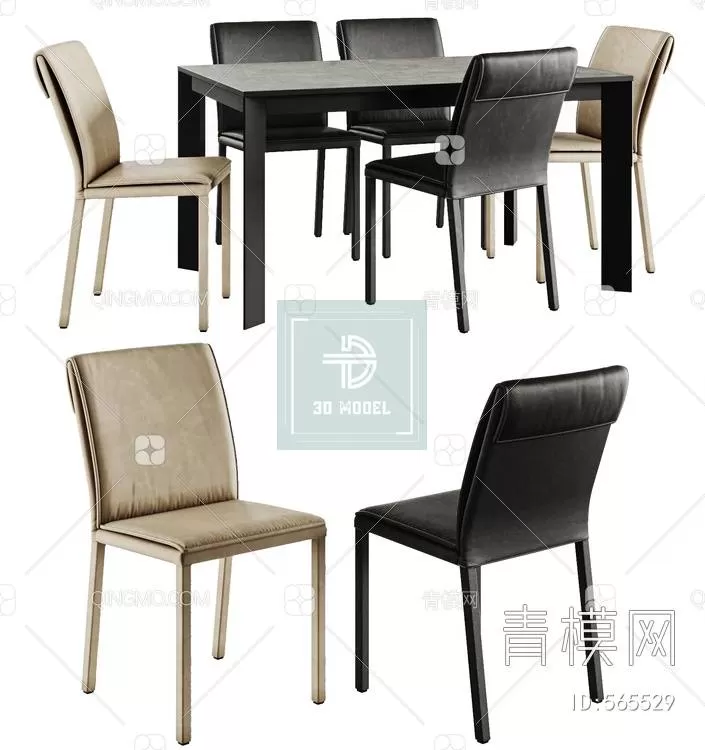 DINING TABLE SETS – 3D MODELS – 097 – PRO