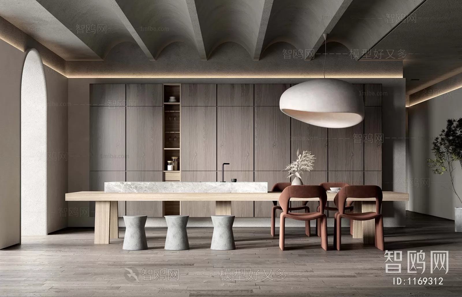 DINING TABLE SETS – 3D MODELS – 103 – PRO