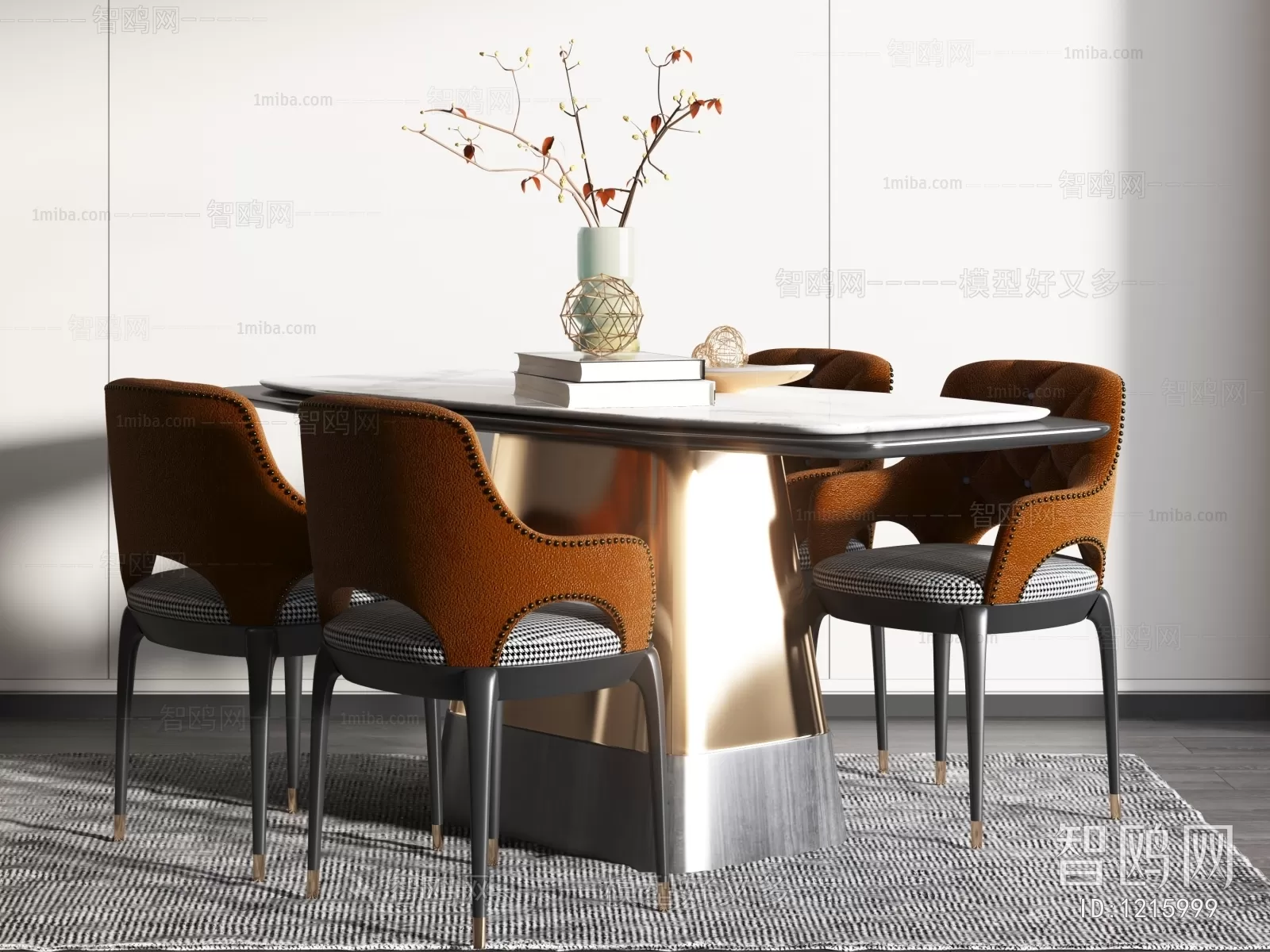 DINING TABLE SETS – 3D MODELS – 108 – PRO