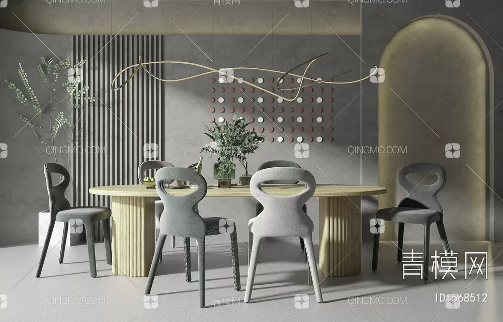 DINING TABLE SETS – 3D MODELS – 111 – PRO