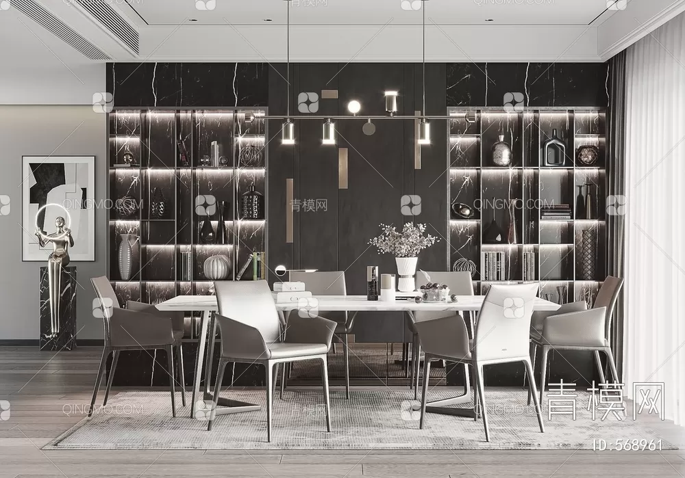 DINING TABLE SETS – 3D MODELS – 112 – PRO