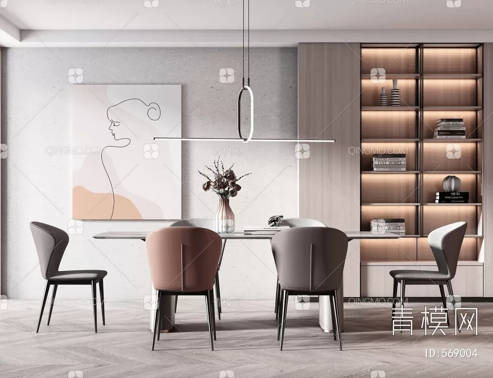 DINING TABLE SETS – 3D MODELS – 113 – PRO