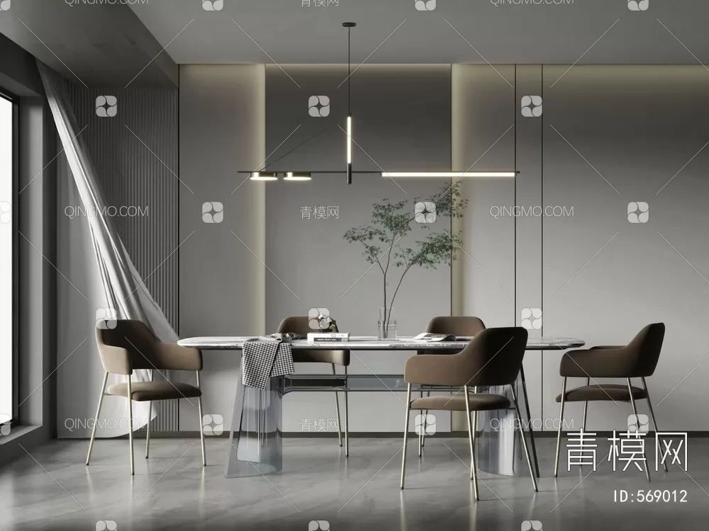 DINING TABLE SETS – 3D MODELS – 114 – PRO