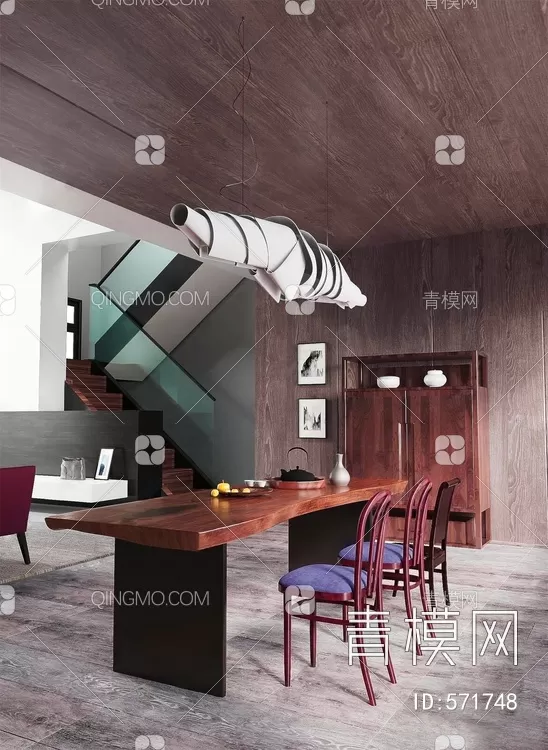 DINING TABLE SETS – 3D MODELS – 117 – PRO