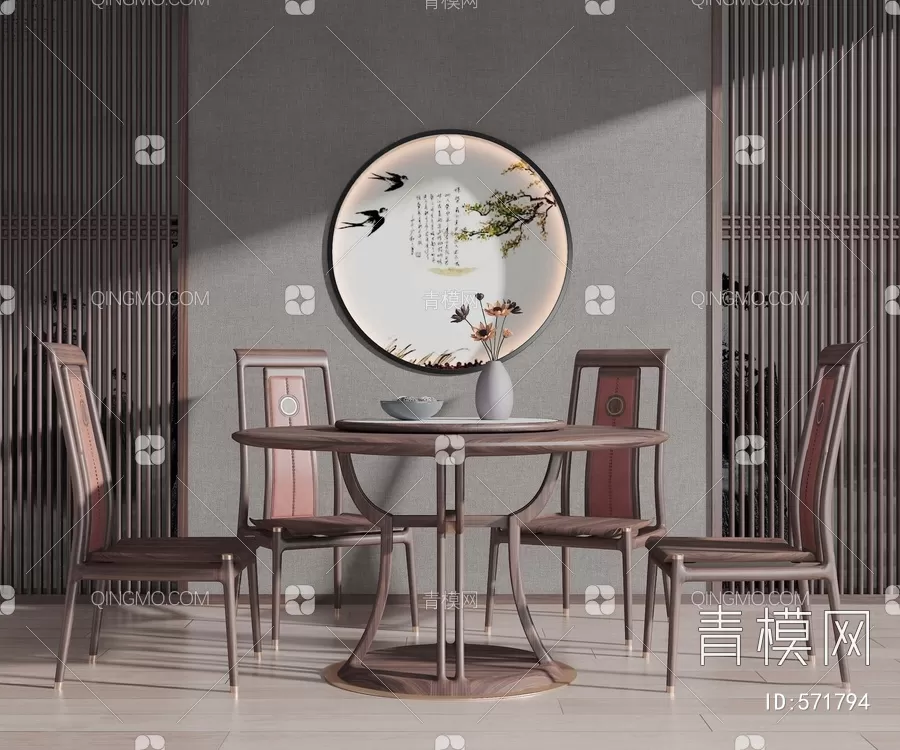 DINING TABLE SETS – 3D MODELS – 119 – PRO