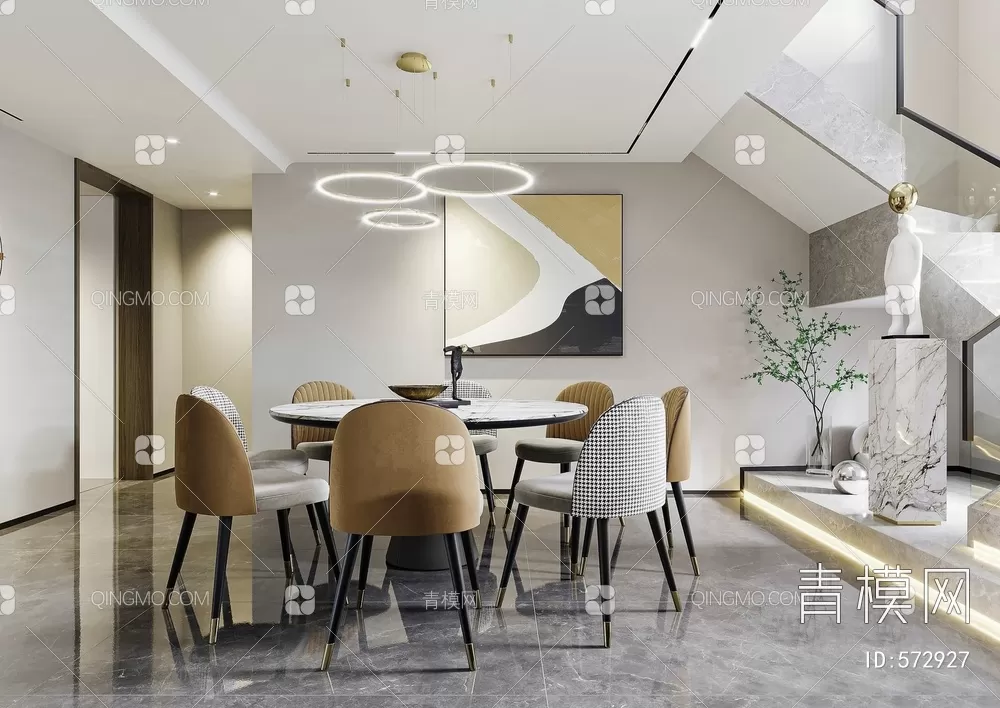 DINING TABLE SETS – 3D MODELS – 126 – PRO