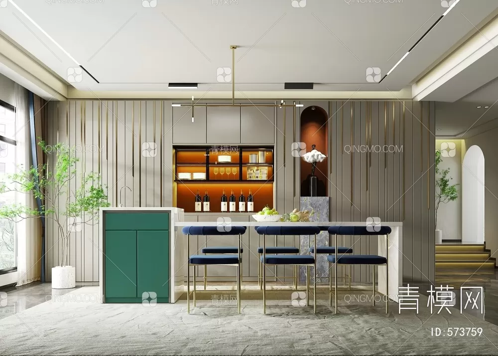 DINING TABLE SETS – 3D MODELS – 135 – PRO