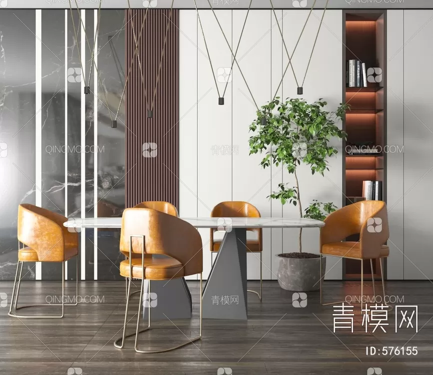 DINING TABLE SETS – 3D MODELS – 152 – PRO