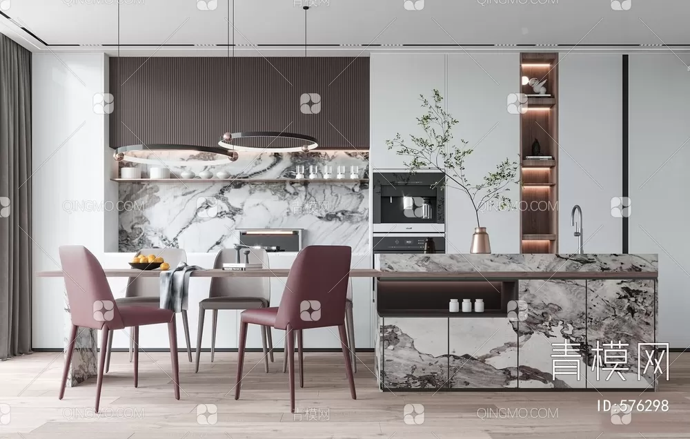 DINING TABLE SETS – 3D MODELS – 155 – PRO