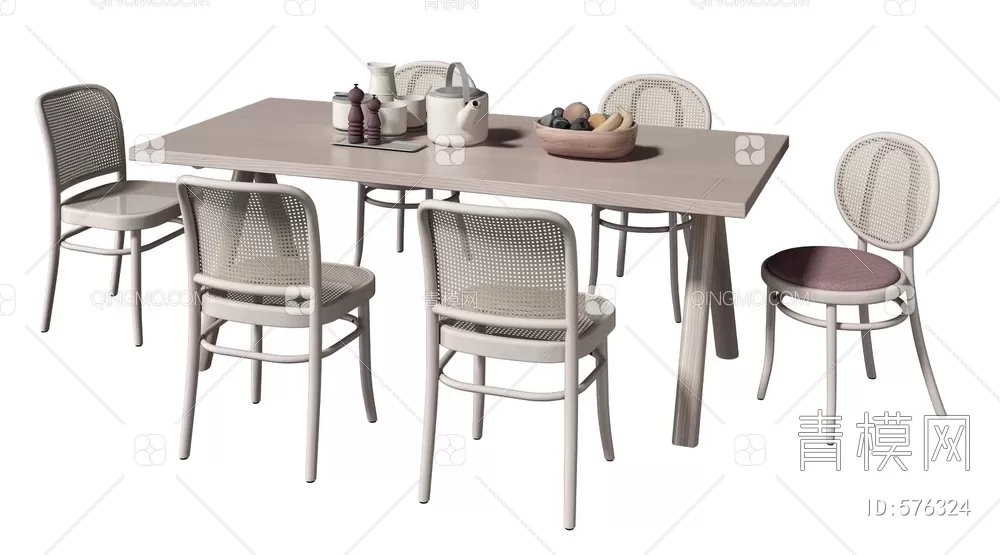 DINING TABLE SETS – 3D MODELS – 157 – PRO