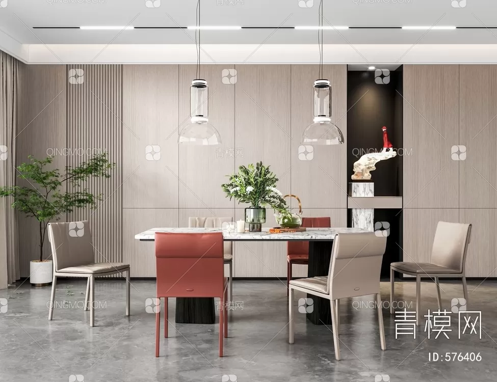 DINING TABLE SETS – 3D MODELS – 158 – PRO