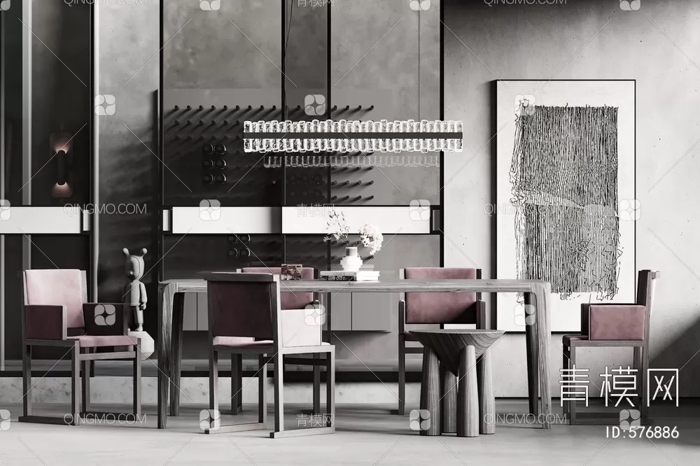 DINING TABLE SETS – 3D MODELS – 160 – PRO