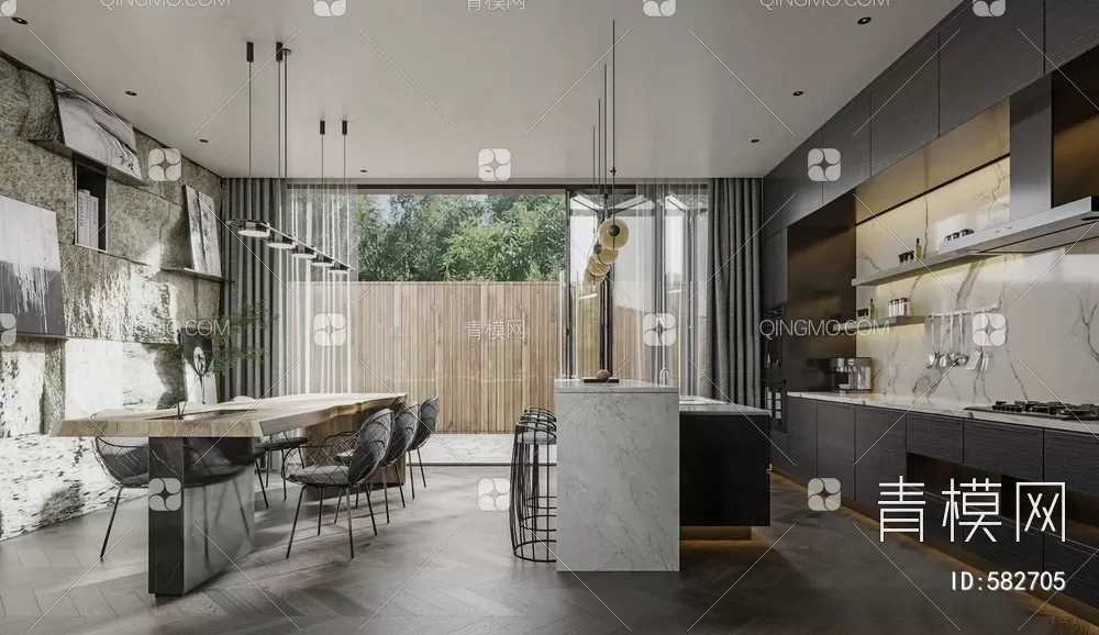 DINING TABLE SETS – 3D MODELS – 165 – PRO