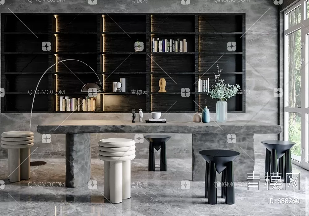 DINING TABLE SETS – 3D MODELS – 175 – PRO