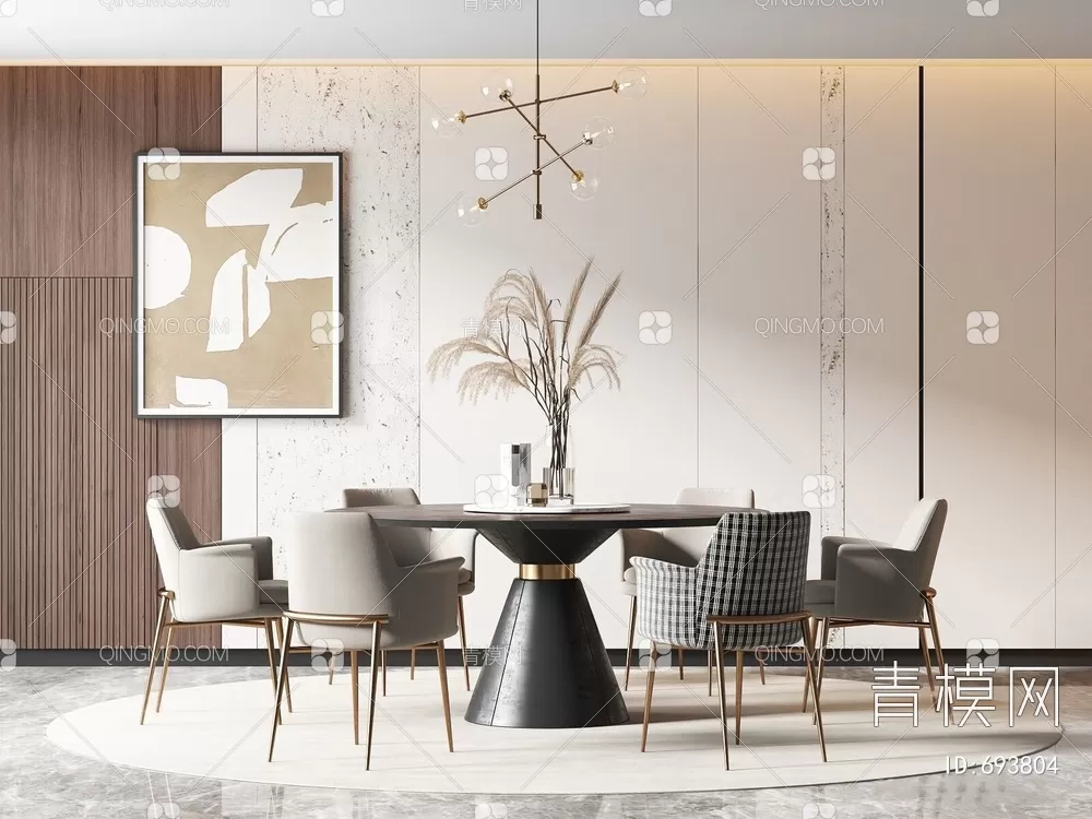 DINING TABLE SETS – 3D MODELS – 179 – PRO