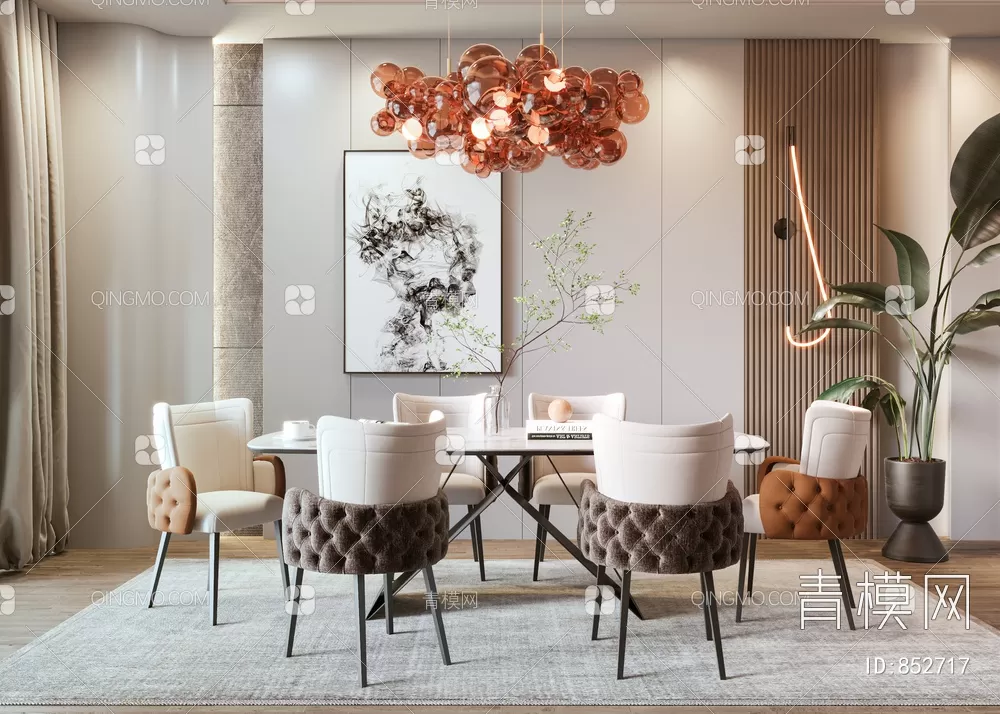 DINING TABLE SETS – 3D MODELS – 192 – PRO