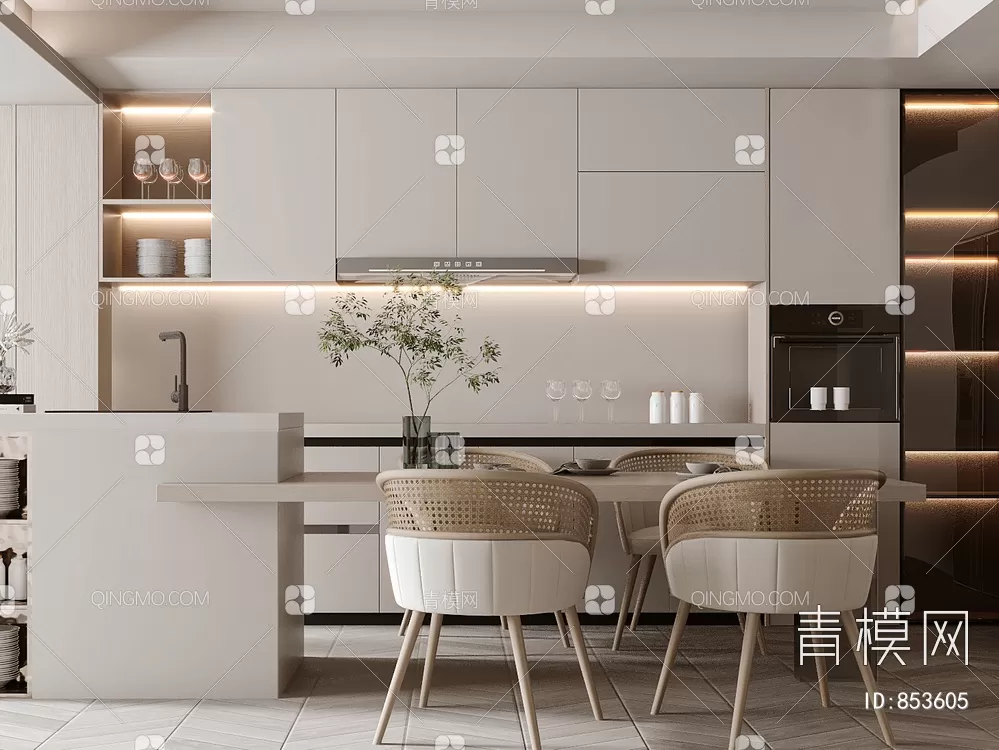 DINING TABLE SETS – 3D MODELS – 193 – PRO