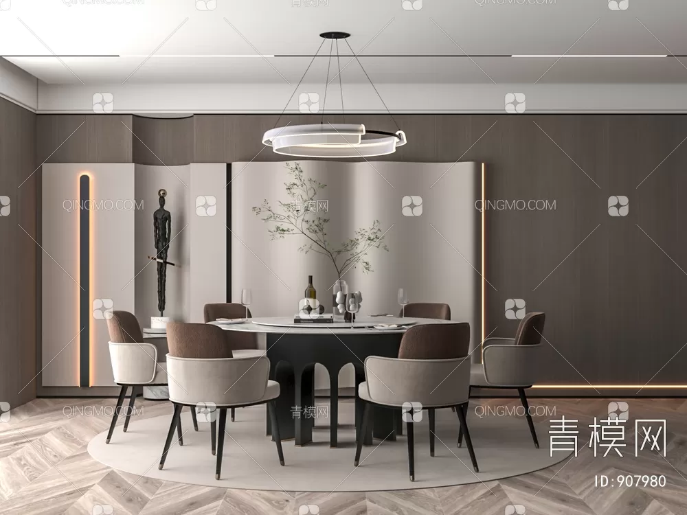 DINING TABLE SETS – 3D MODELS – 198 – PRO