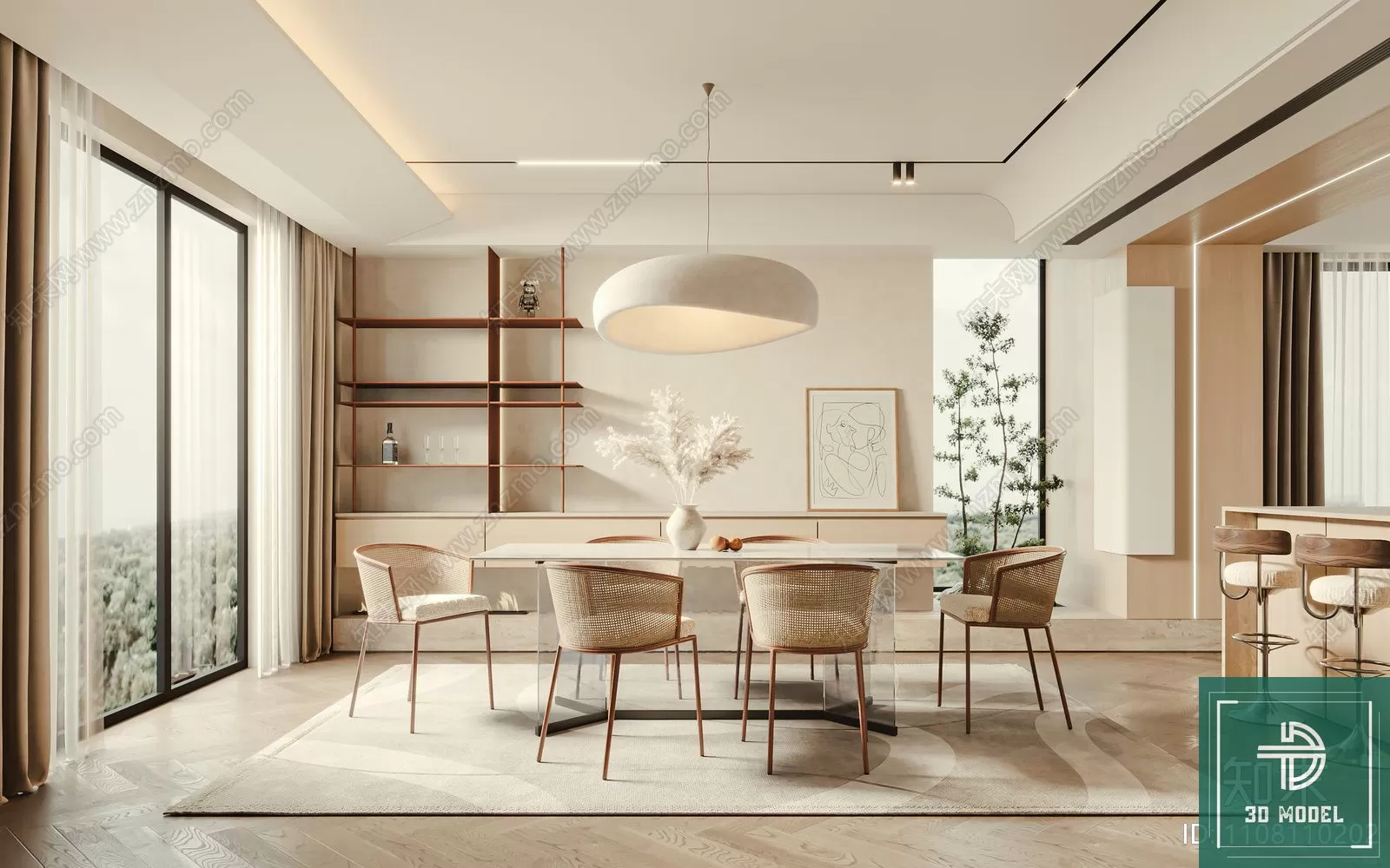 DINING TABLE SETS – 3D MODELS – 212 – PRO