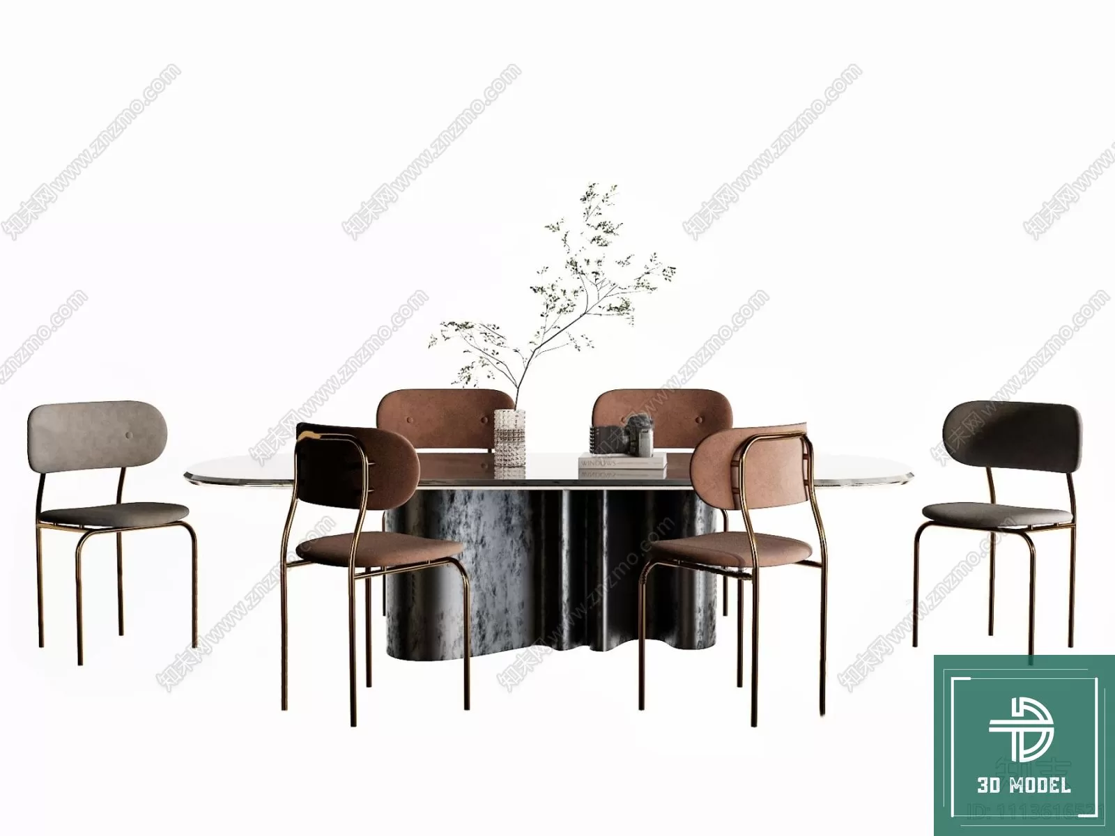 DINING TABLE SETS – 3D MODELS – 215 – PRO