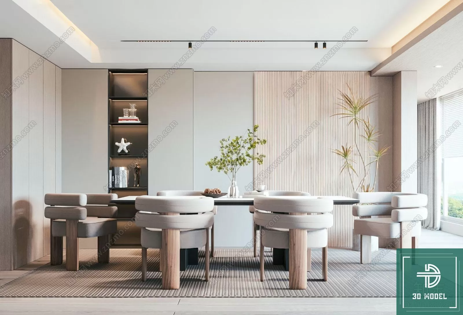 DINING TABLE SETS – 3D MODELS – 217 – PRO