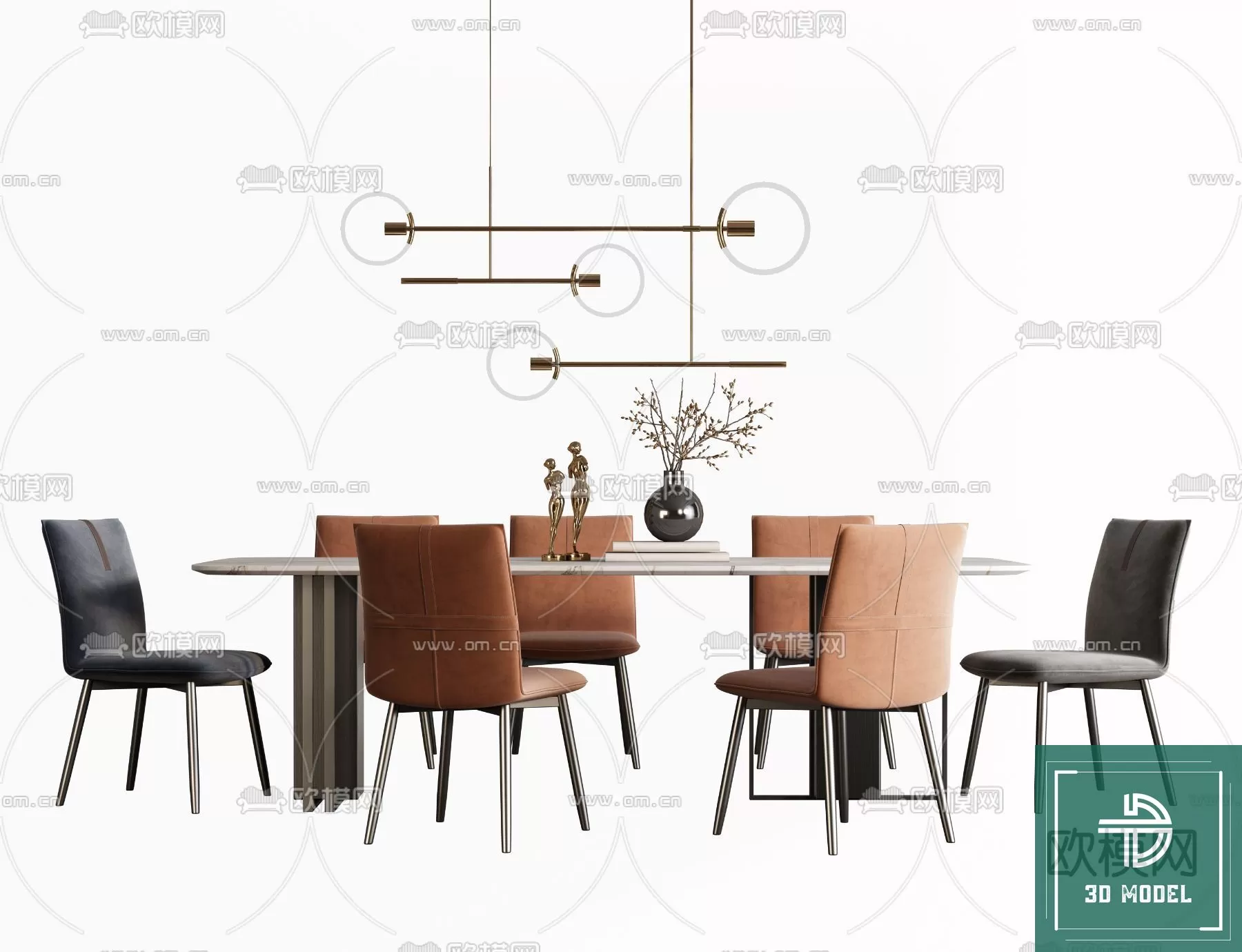 DINING TABLE SETS – 3D MODELS – 220 – PRO