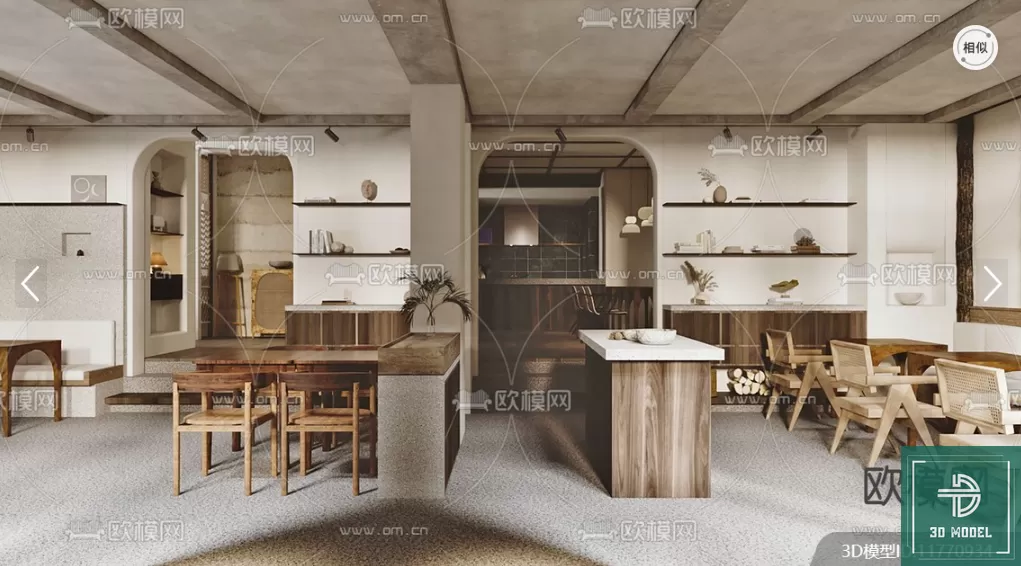 DINING TABLE SETS – 3D MODELS – 233 – PRO